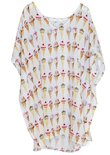 Print Cover-Up Poncho