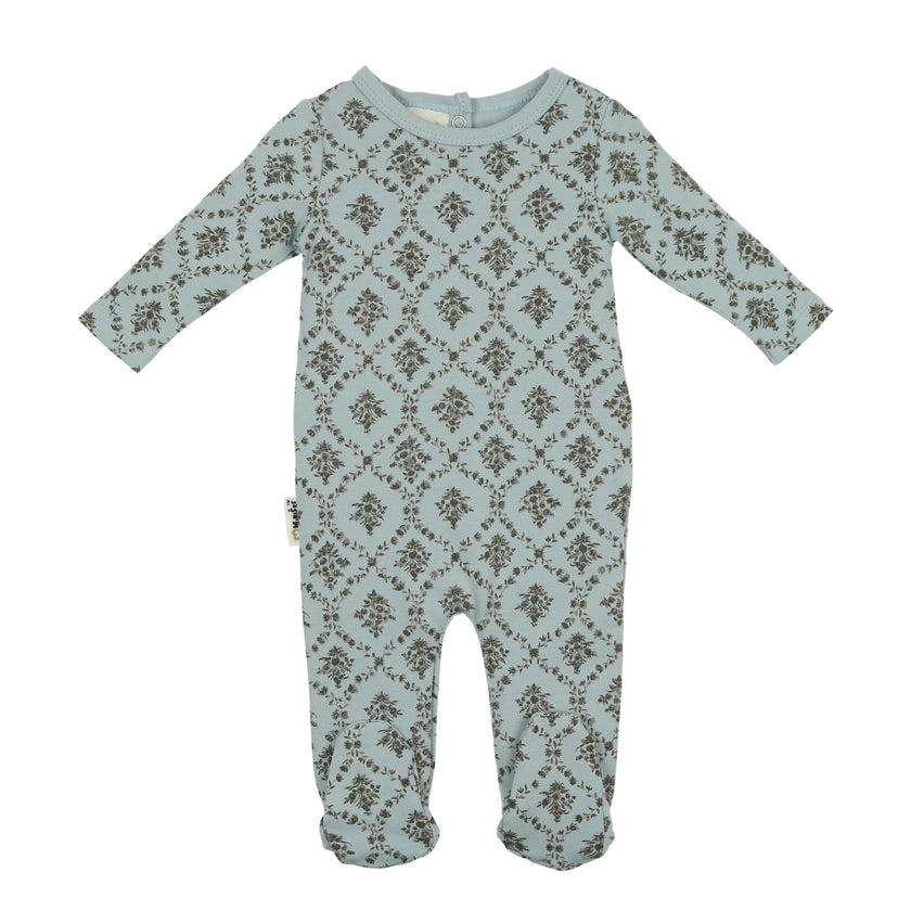 Vintage Victorian Long Sleeve Footie