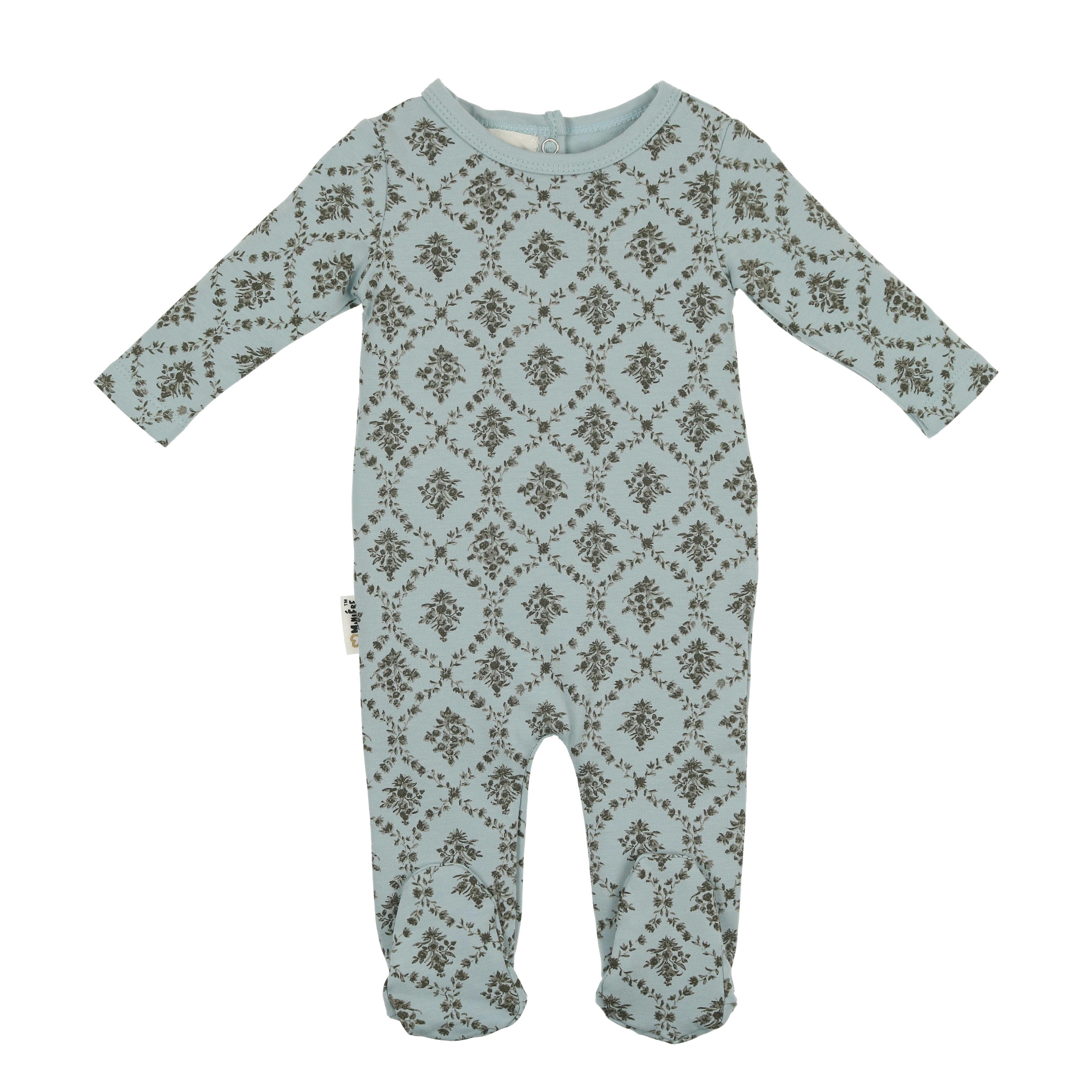 Vintage Victorian Long Sleeve Footie