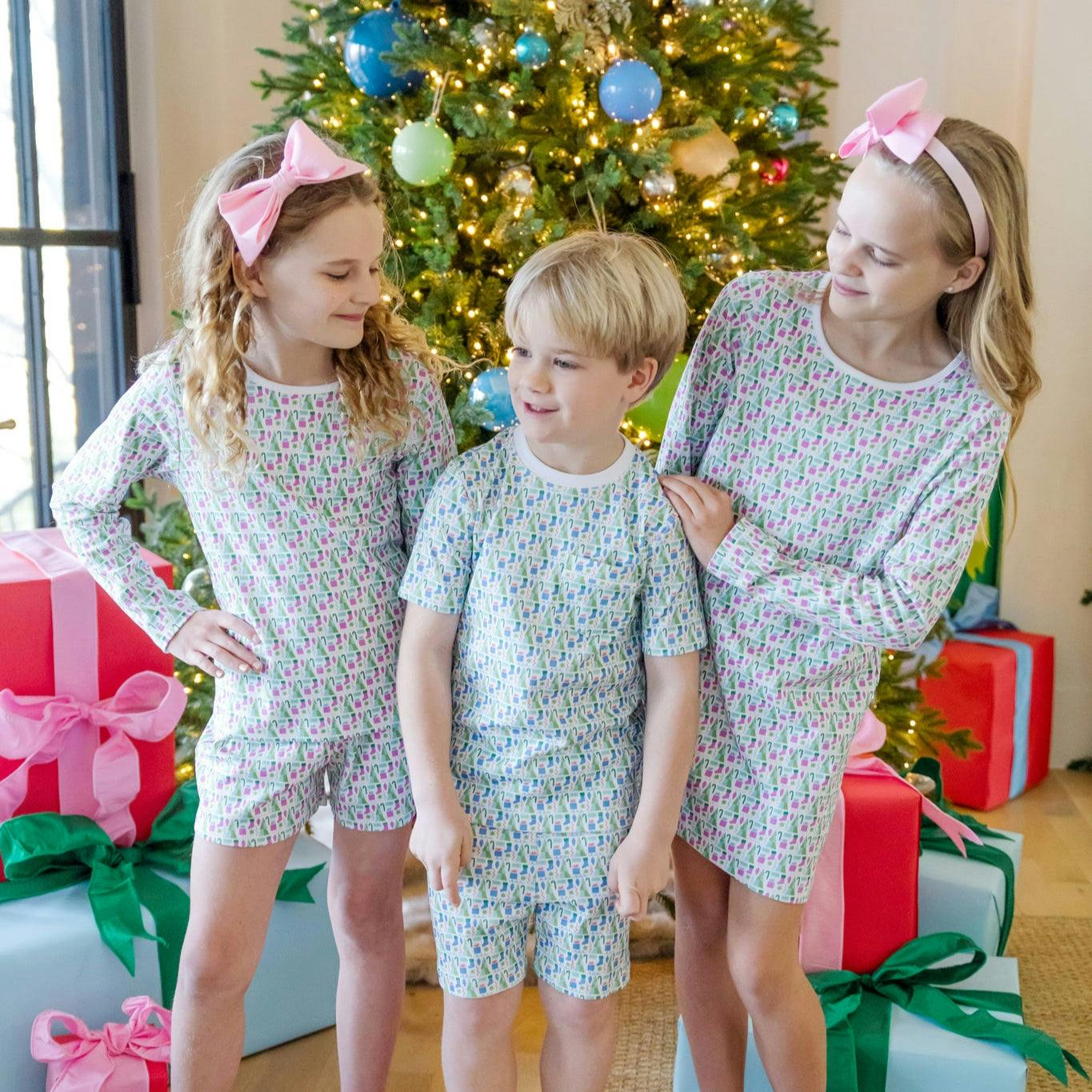 Charles Boys' Short Set - Mod Holiday Blue
