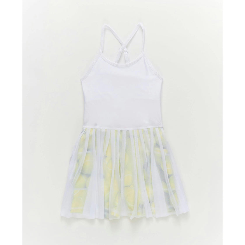 Girls Tennis Dress in Tennis Ball