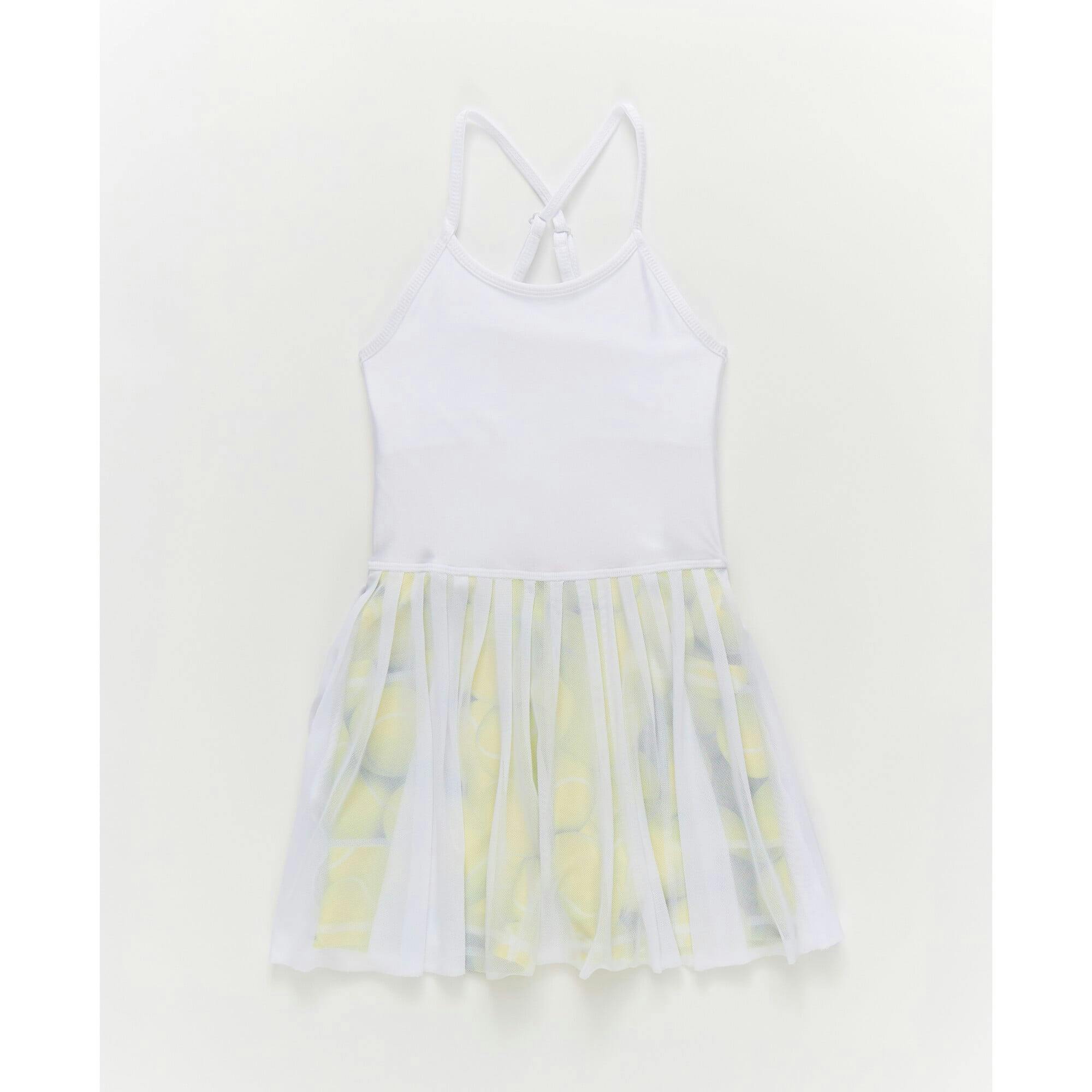 Girls Tennis Dress in Tennis Ball