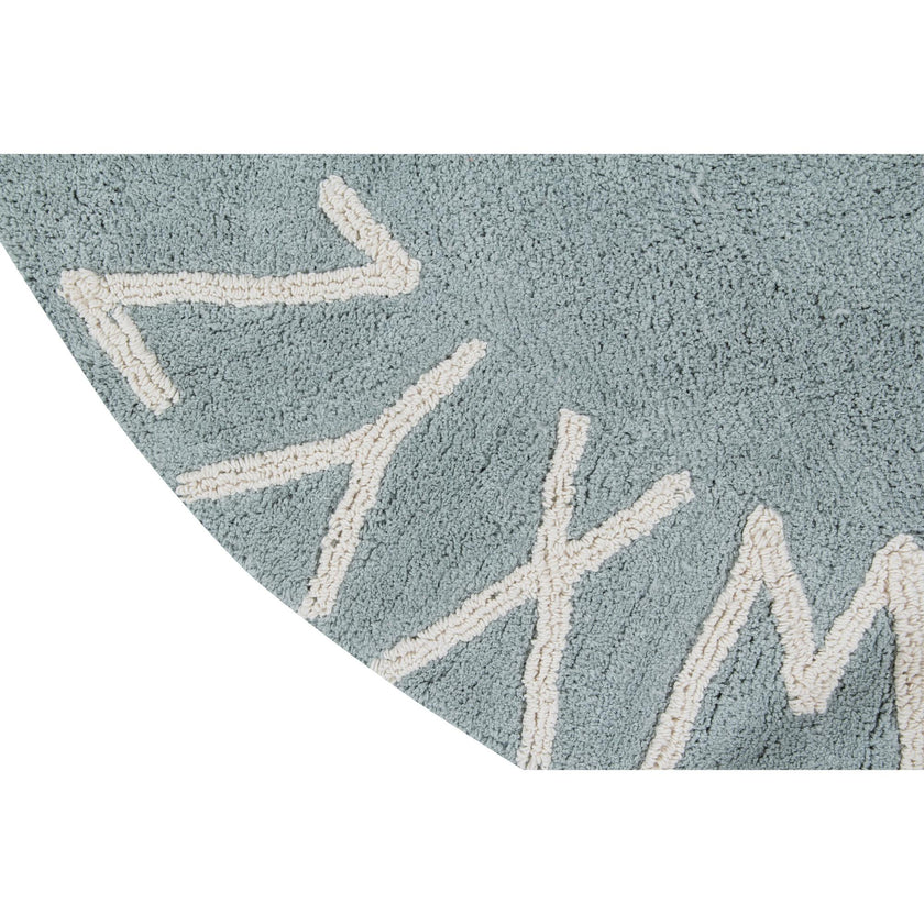 ABC Round Washable Rug