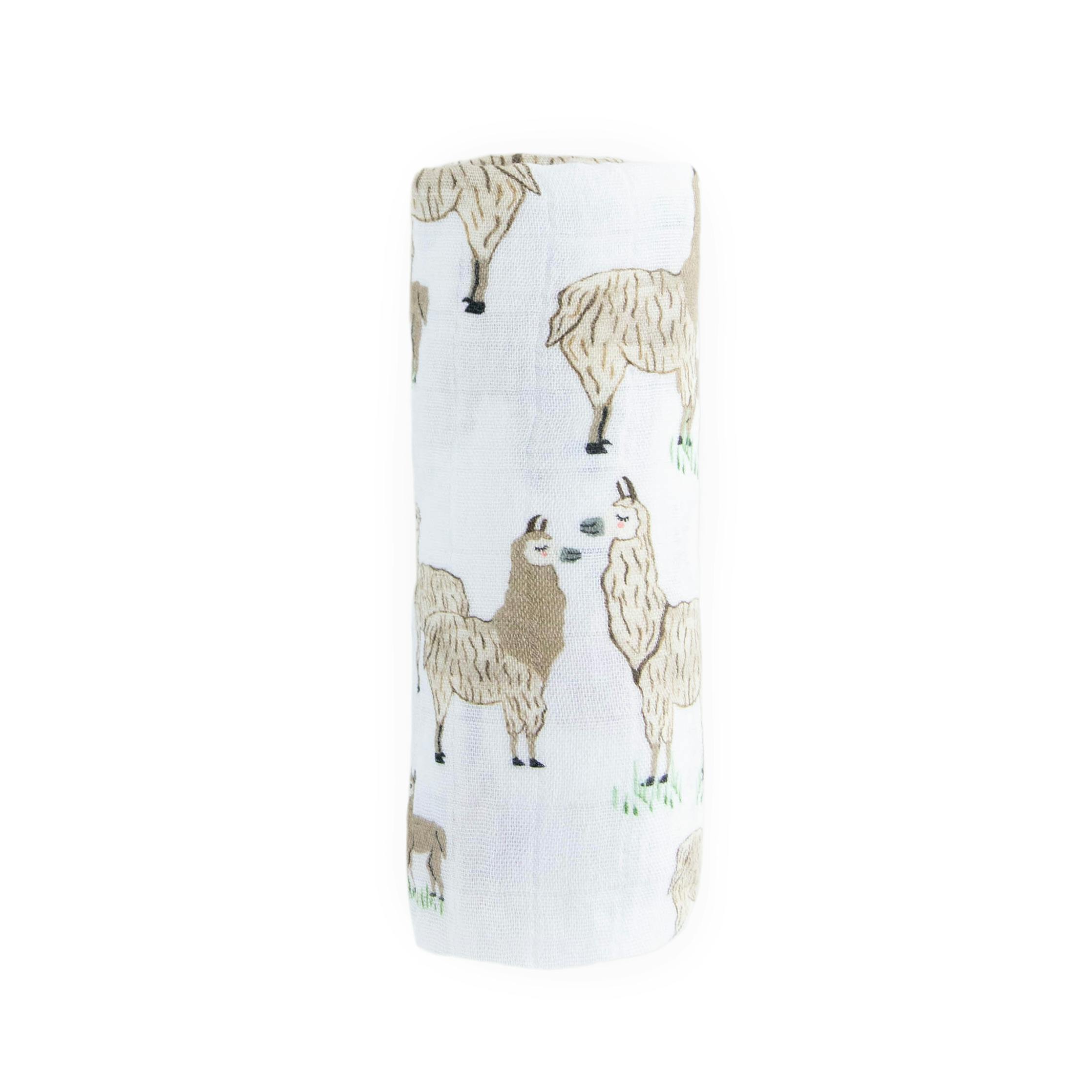 Cotton Muslin Swaddle Blanket - Llama Llama
