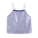 Purple Henrietta Sequin Tulle Set