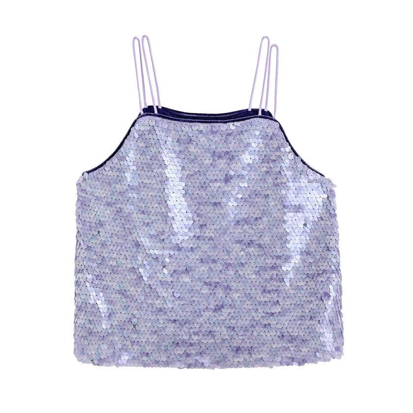 Purple Henrietta Sequin Tulle Set