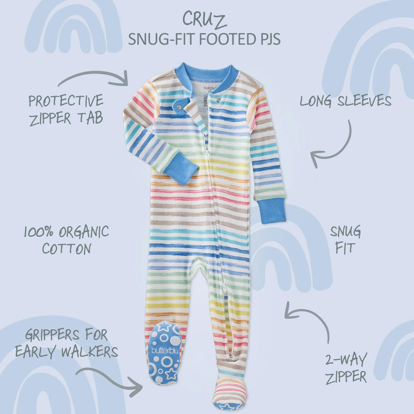 CRUZ Snug Fit Footed Sleeper