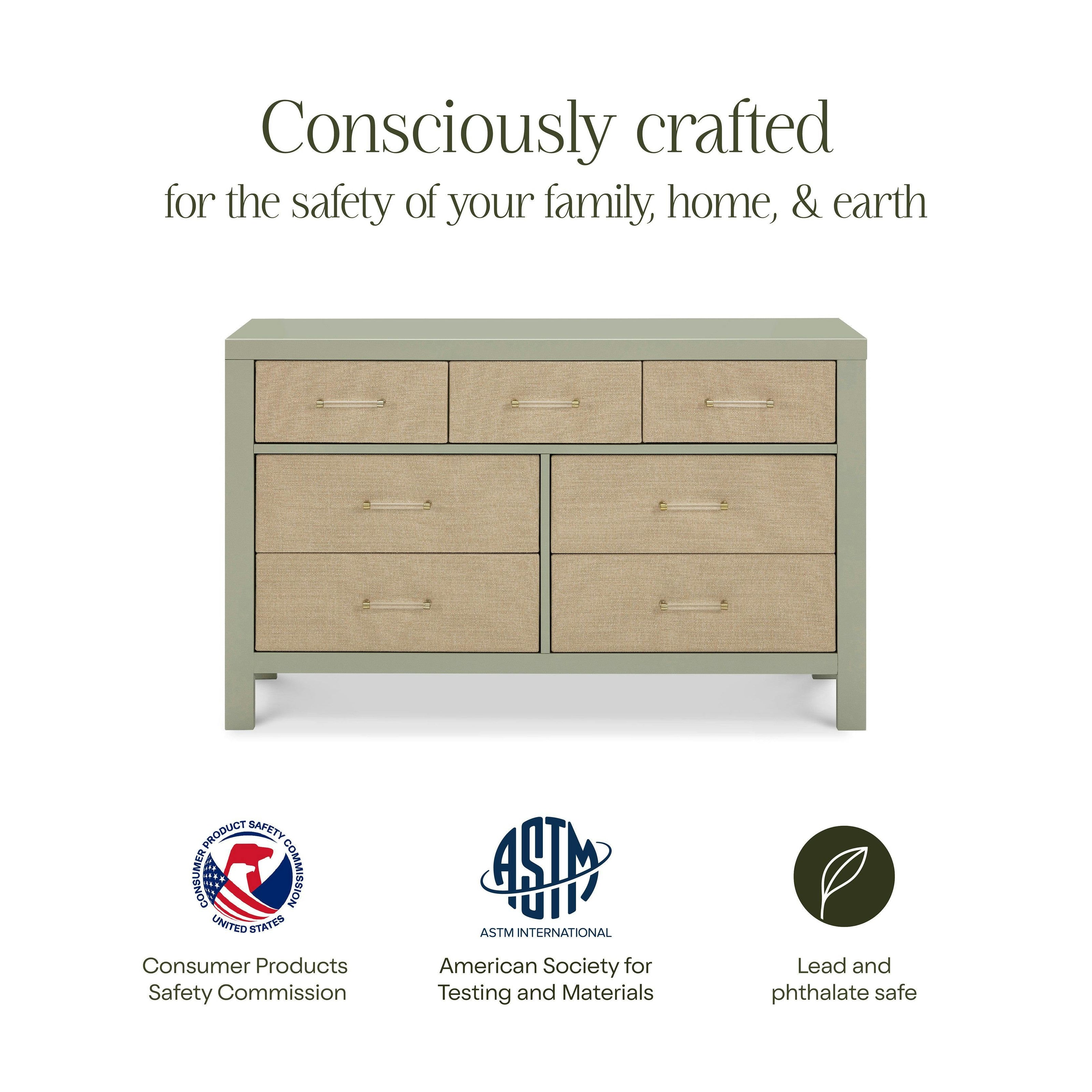 Namesake Eloise 7-Drawer Wide Assembled Dresser (56