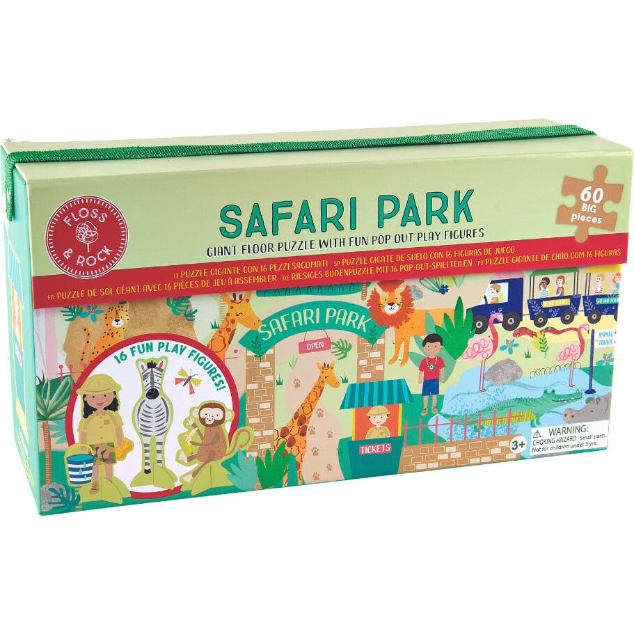Safari Park Jigsaw with Figures
