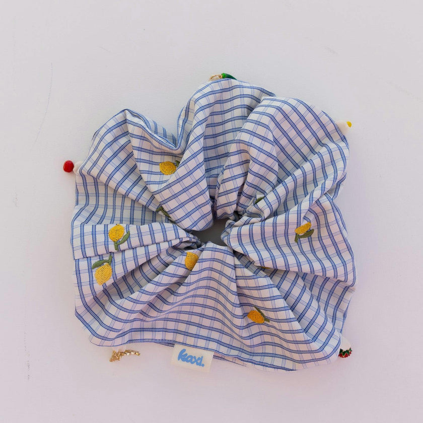 LEMON CHARM OVERSIZED SCRUNCHIE