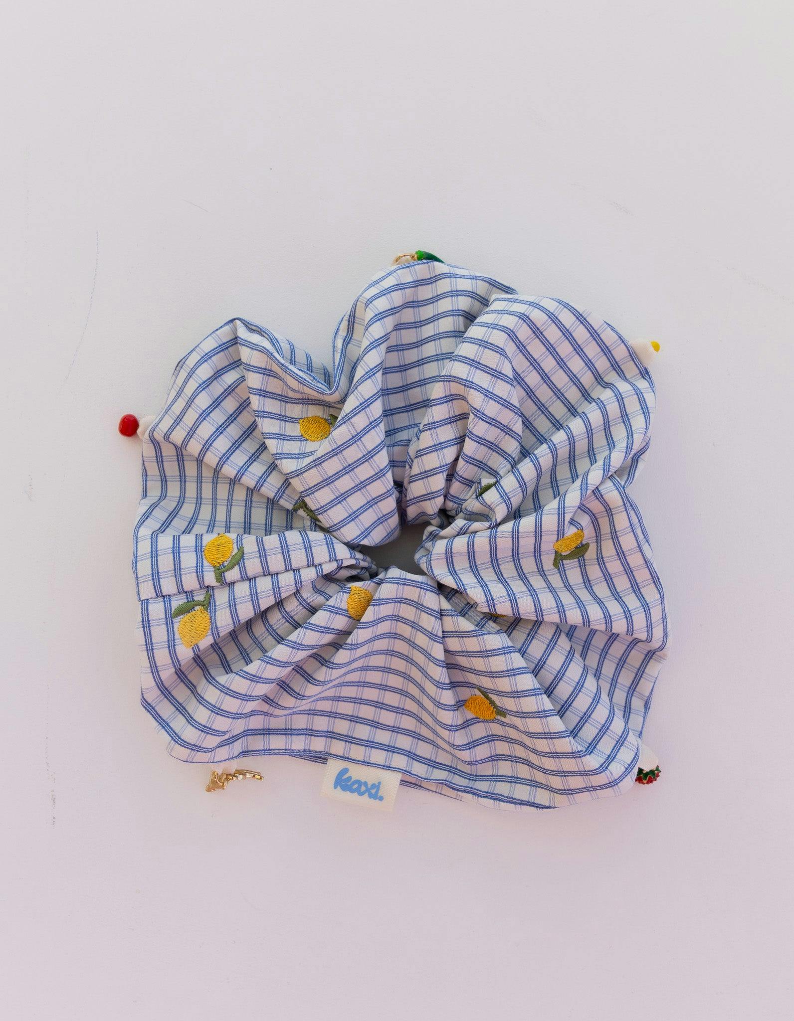 LEMON CHARM OVERSIZED SCRUNCHIE