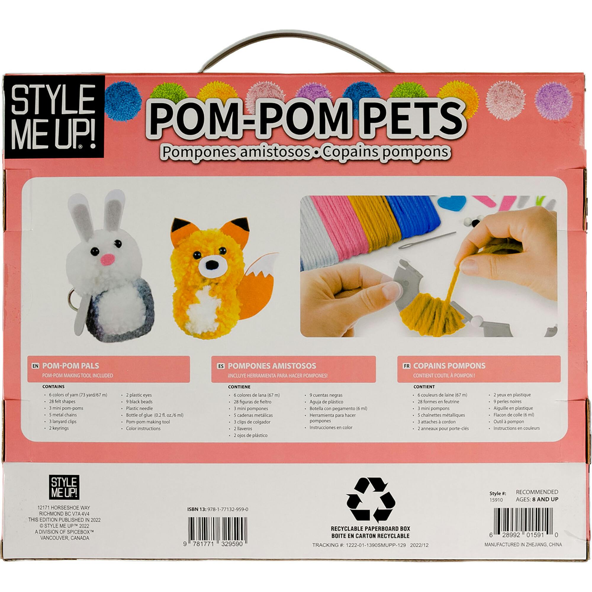 Pom Pom Pets Kids Yarn Crafting Kit