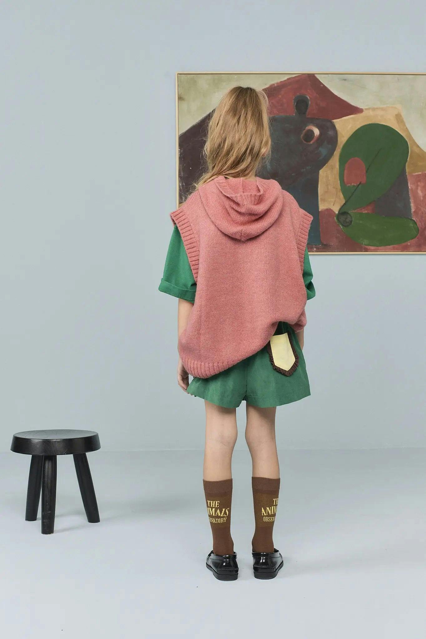 Pastel Pink Yak Sweater Vest