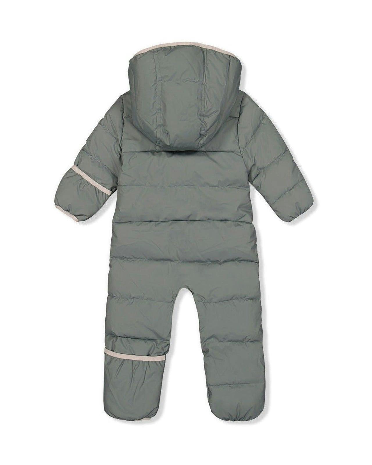 Baby Cloud One Piece Snowsuit Adapted For Car Seats Sage Green