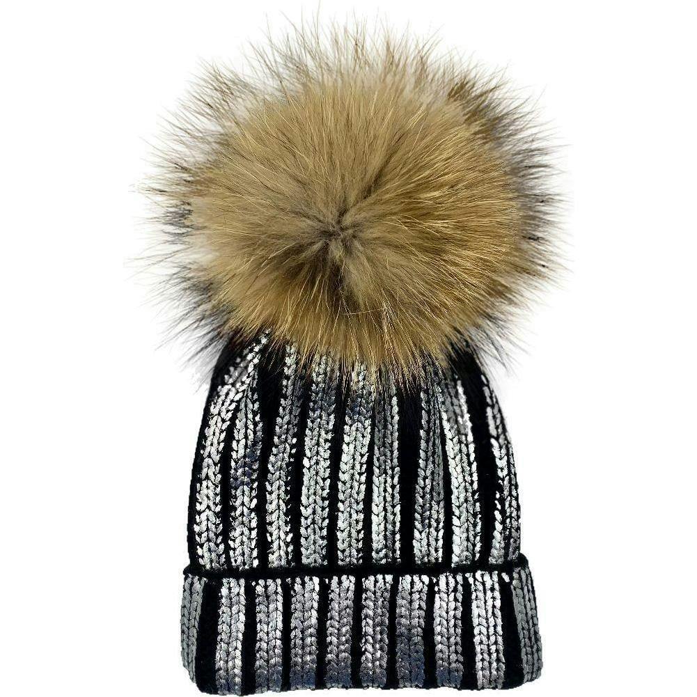 Slouch Embellished Beanie (Snap On Pom Sold Separately)