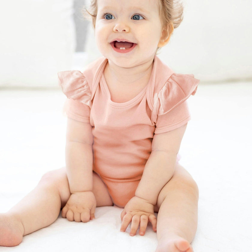 RORY 10-Pack Short Sleeve Ruffle Bodysuits
