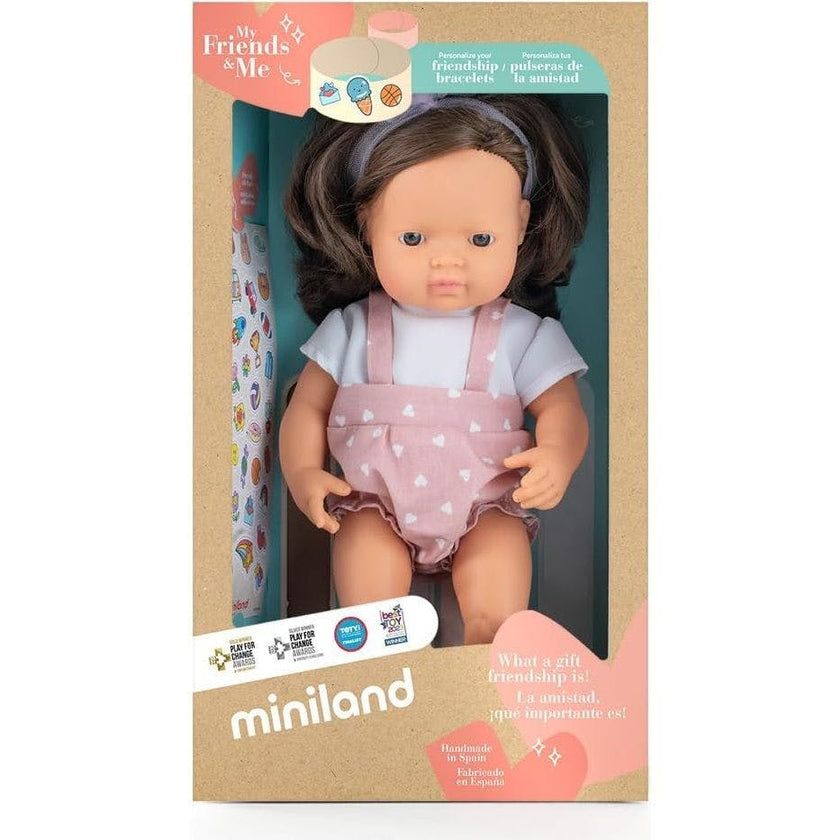 My Friends and Me Collection Baby Girl Doll with Brown Hair - 15"