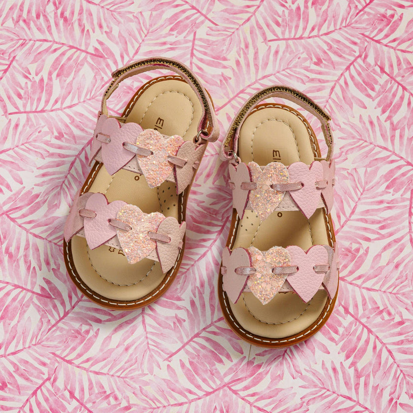 Cuore Sandal | Pink Leather