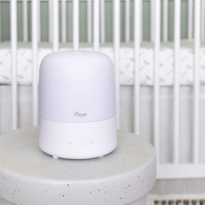 3-in-1 Compact Humidifier for Baby Nursery | 0.5 Gallon with Sleep Support Light & Aroma Diffuser