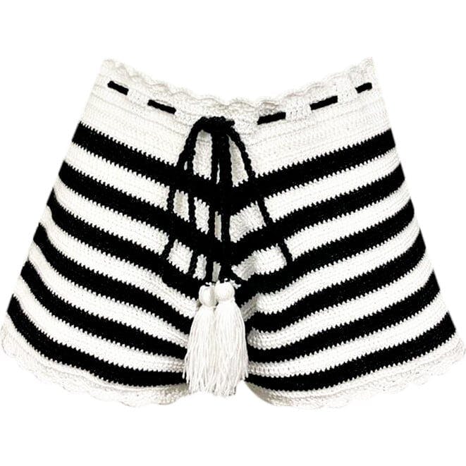Pia Hand-Crochet Drawstring Short