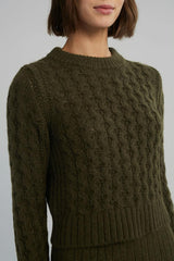AMARA SWEATER | DARK OLIVE