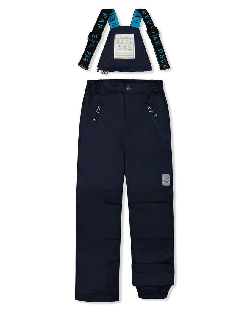 Two Piece Play Snowsuit Light And Dark Blue With Navy Pants