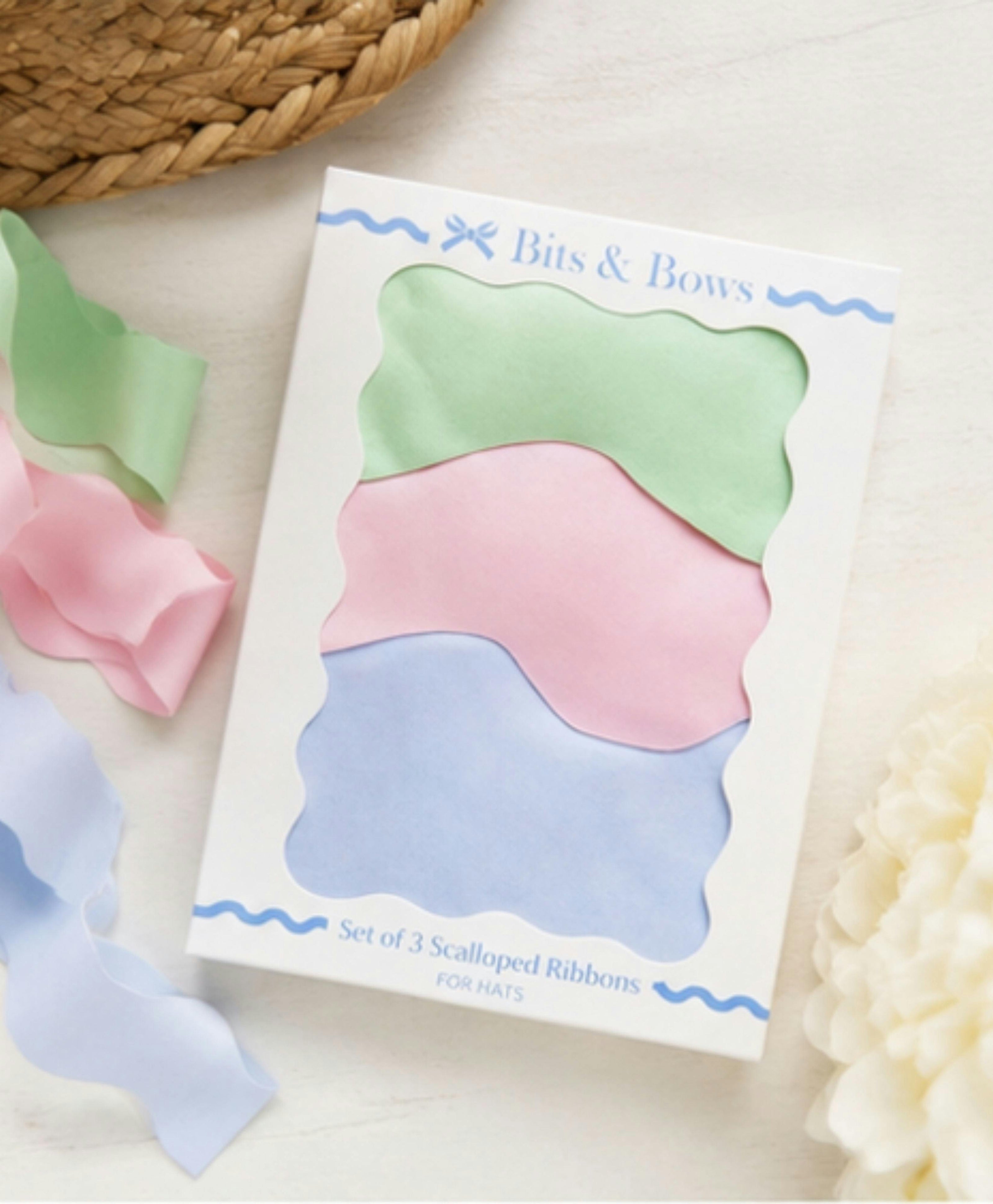 Scalloped Ribbon Set, Pretty in Pastel
