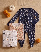 Baby's Pima Romper in Spooky Slumber