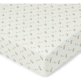 Organic Cotton Poppy Fitted Crib Sheet