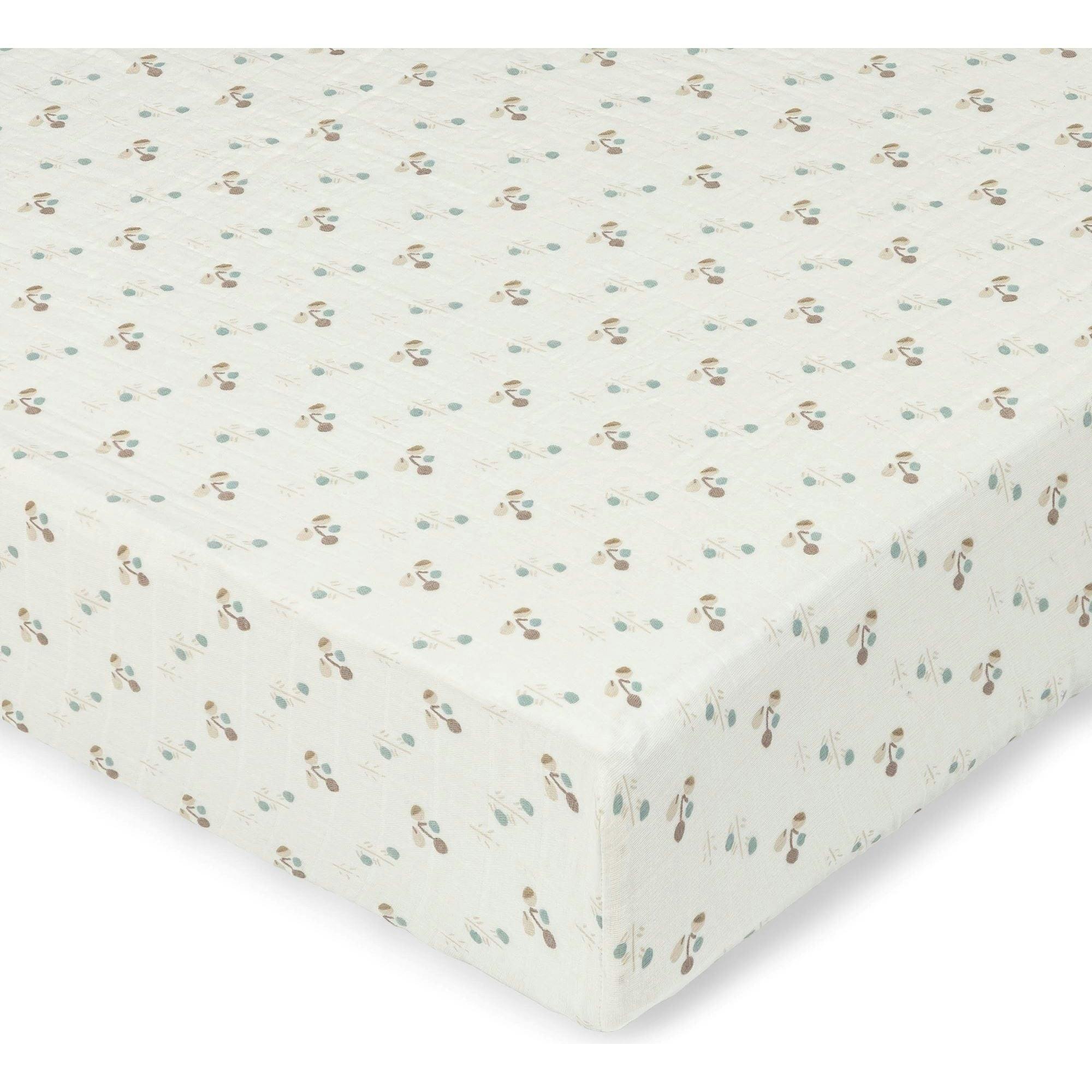 Organic Cotton Poppy Fitted Crib Sheet
