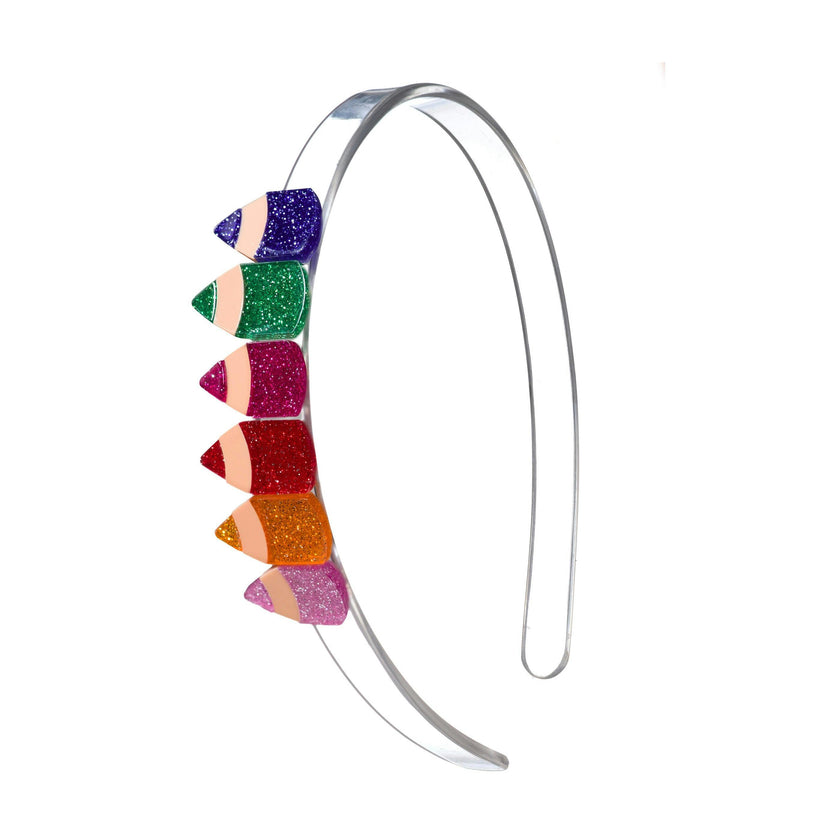 Pencils Chic Glitter Headband -BTS