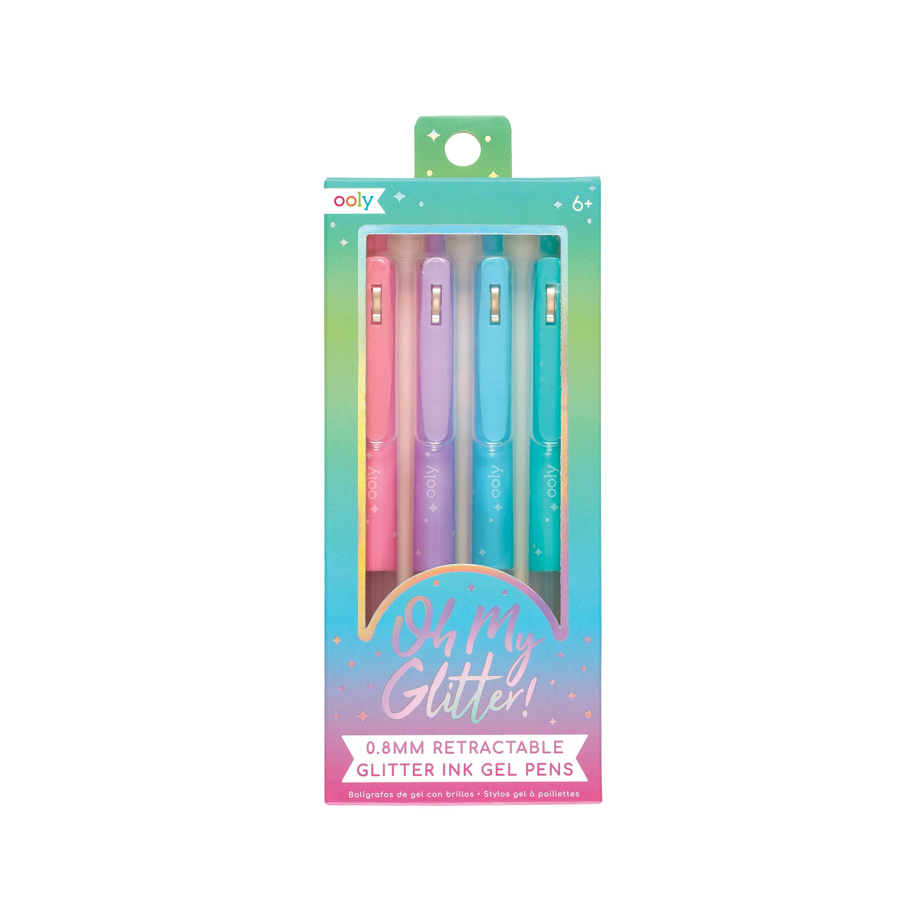 Oh My Glitter! Retractable Gel Pens - Set of 4