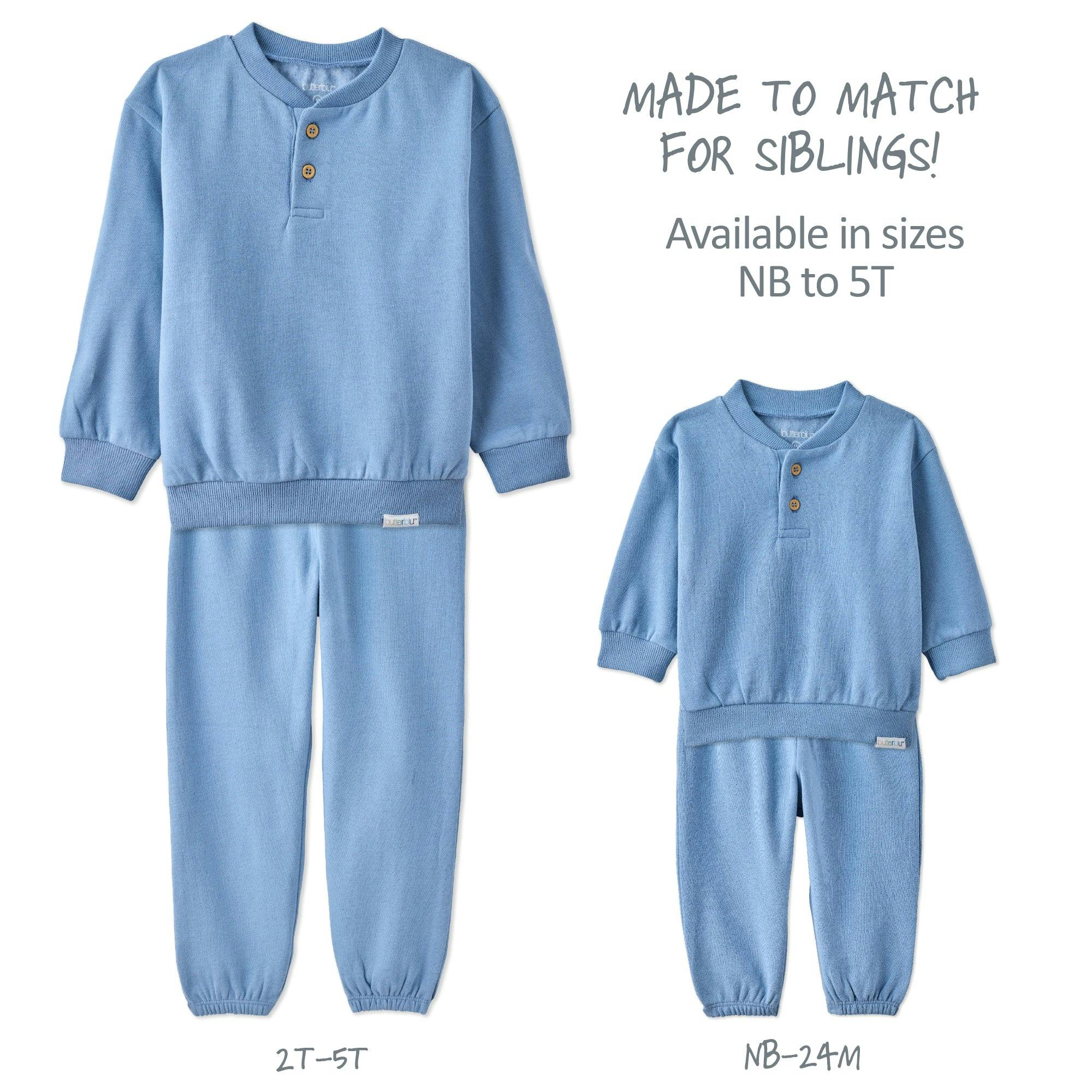 JERRY 6-Piece Henley Sweatsuit