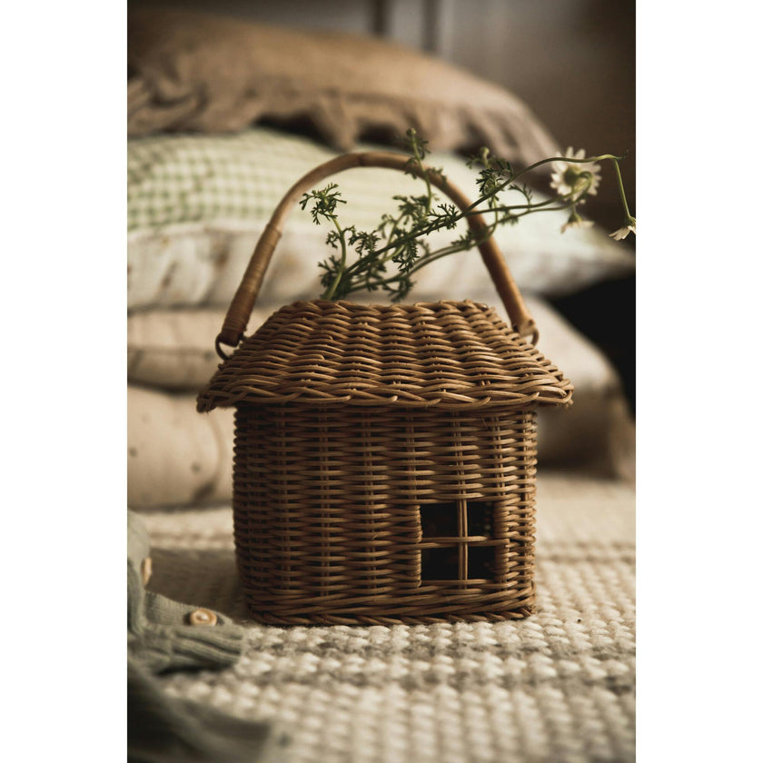 Rattan Hutch Small Basket