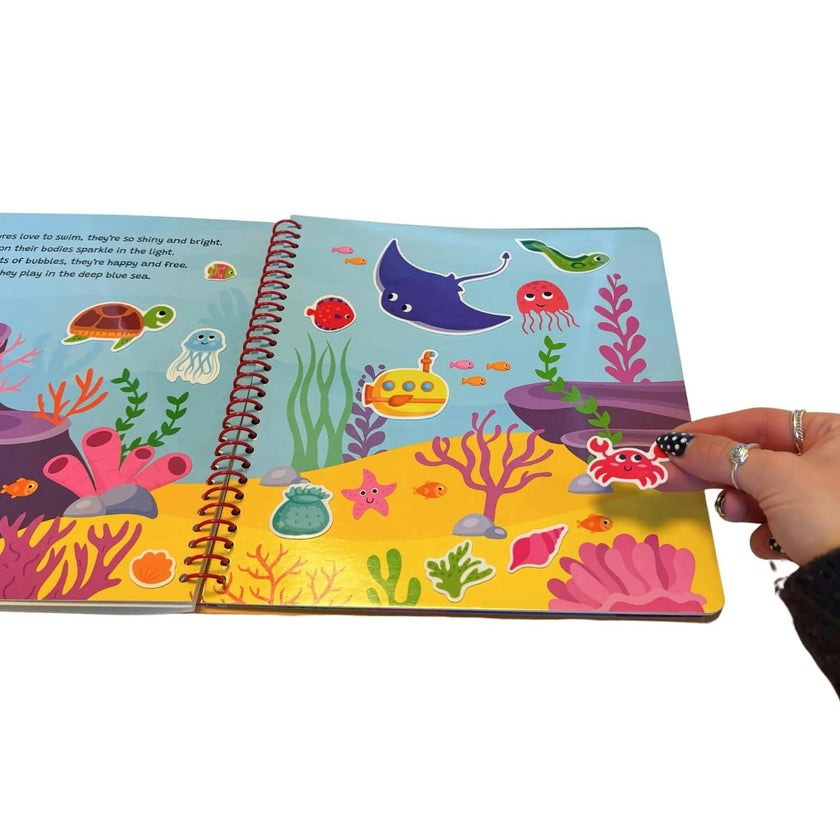 Silicone Sticker Book: Under The Sea