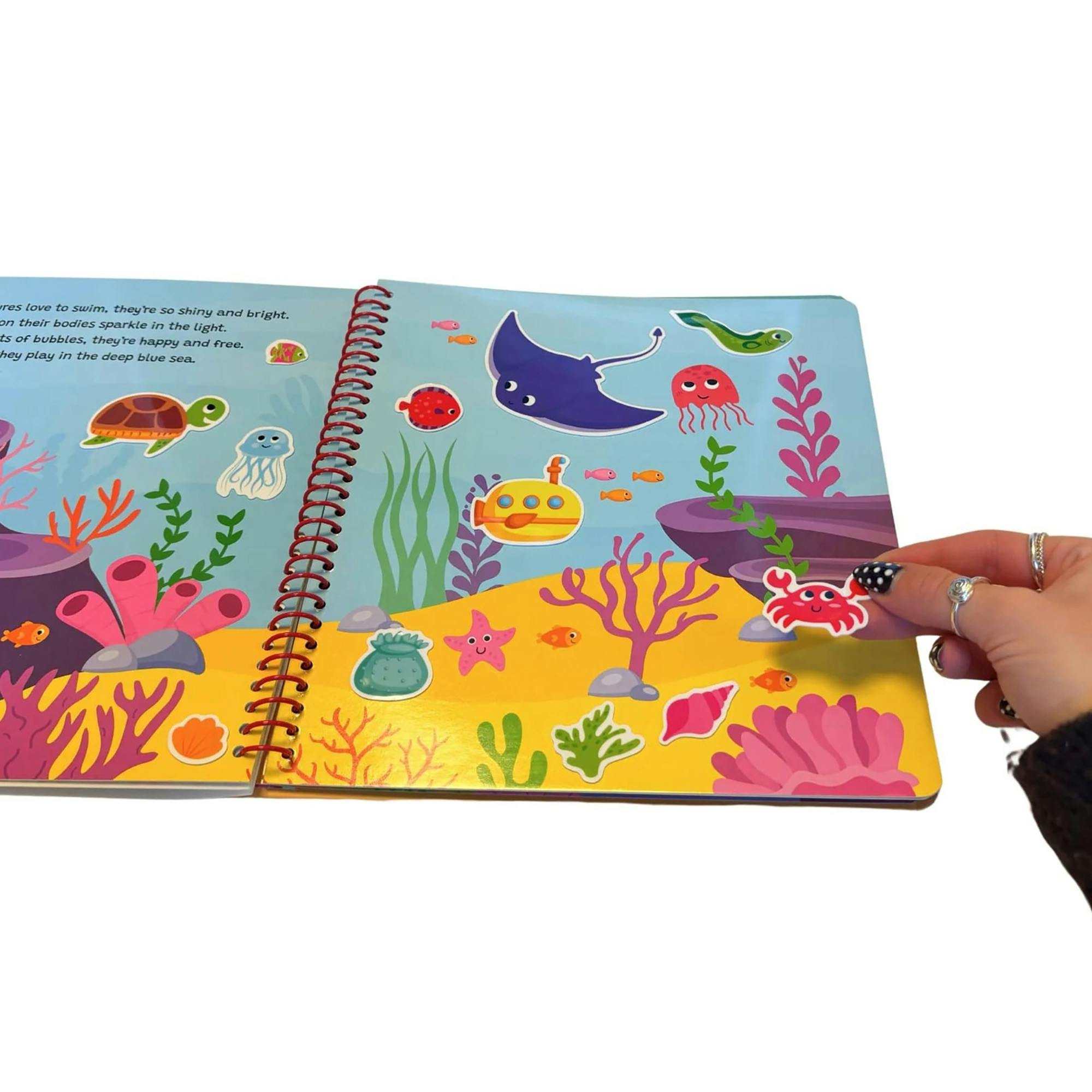 Silicone Sticker Book: Under The Sea