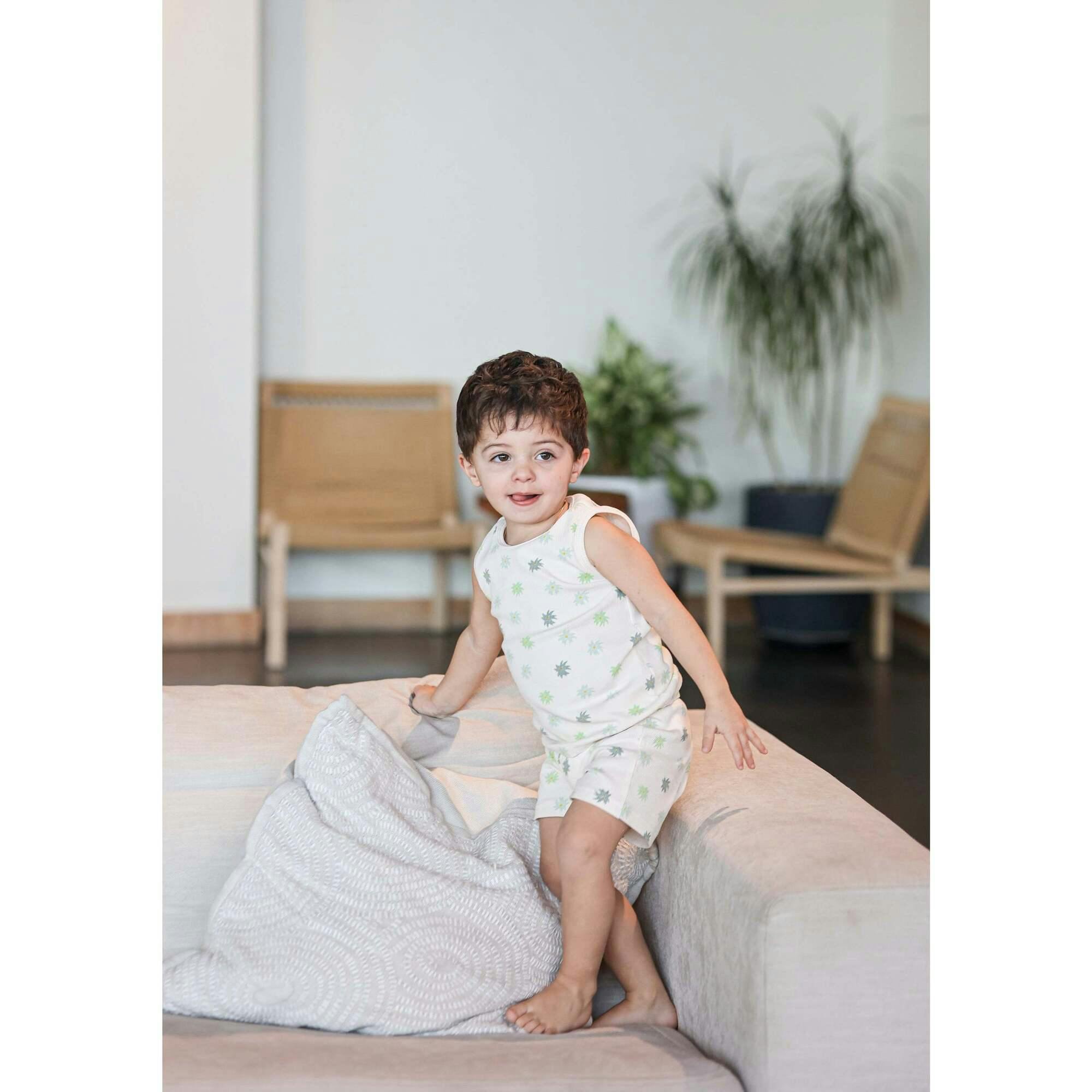 Floral Ribbed 2Pc Set