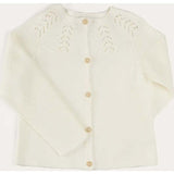 Openwork Cotton Cardigan in Cream (6mths-10yrs)