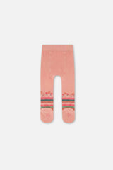 Baby Tights Very Pale Pink And Green