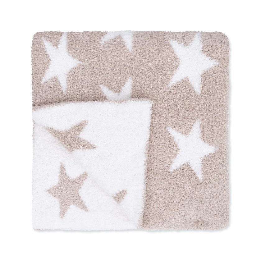 Chenille - Natural Star Blanket