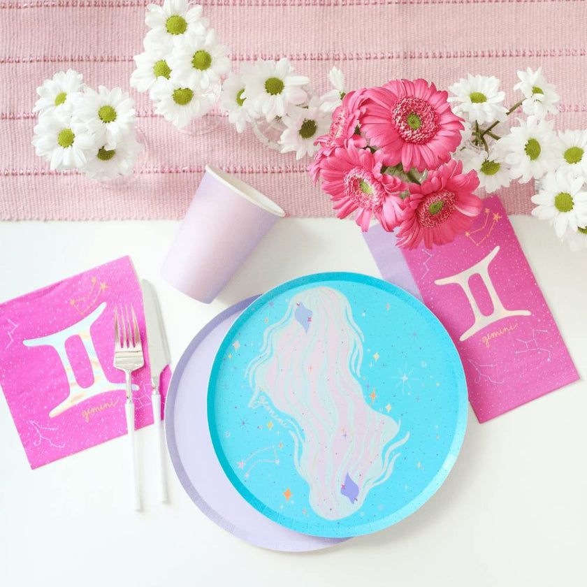 Zodiac Gemini Dinner Plates