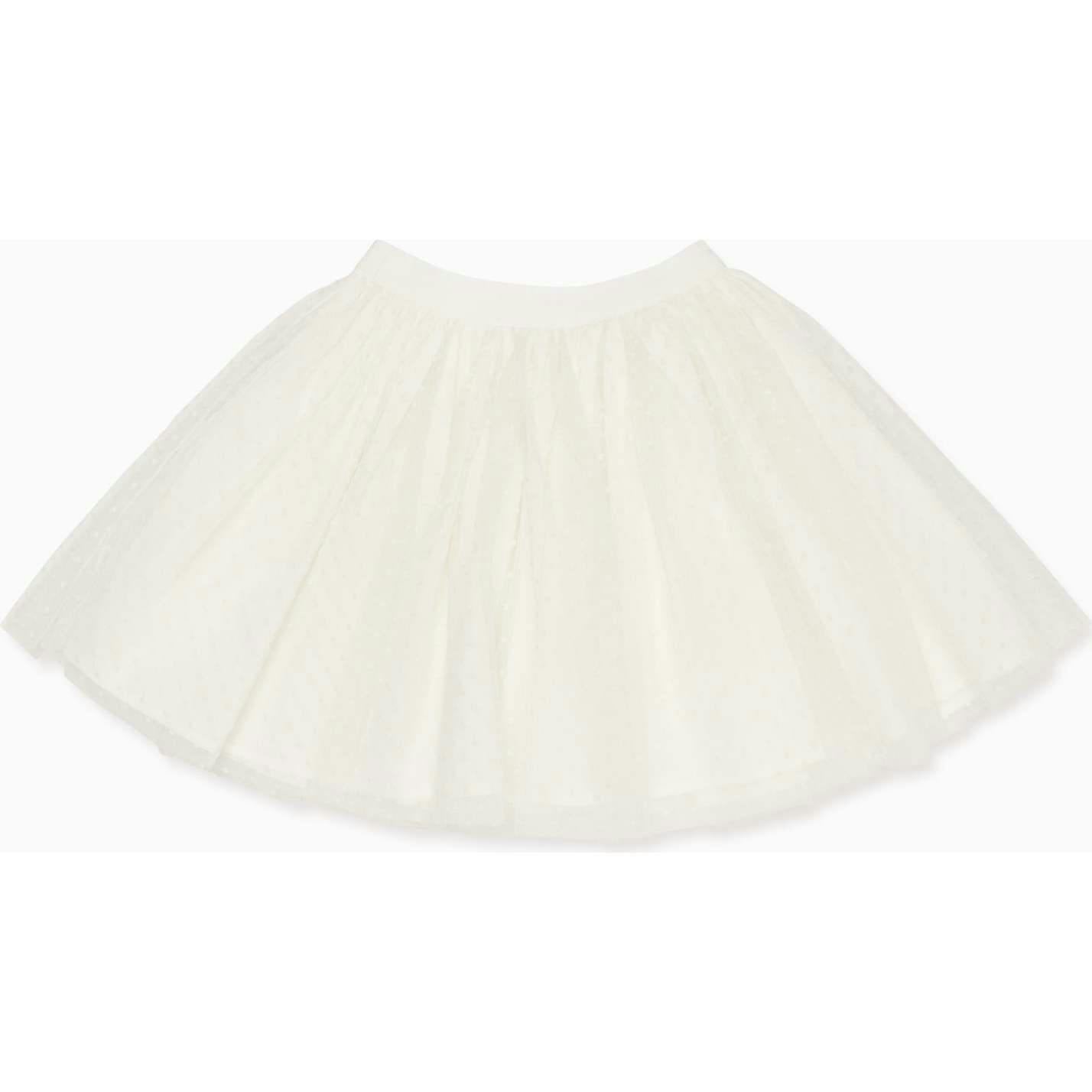 Ivory Tulipan Ceremony Girl Tulle Skirt