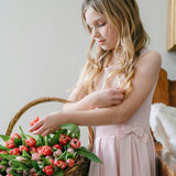 Organic Pleated Sweater Dress
