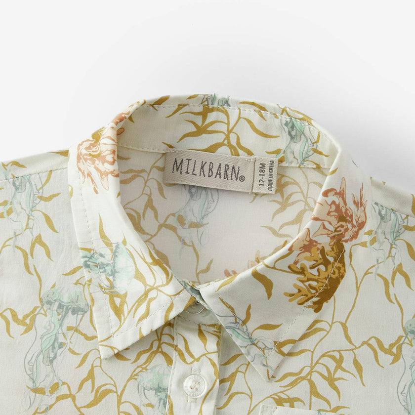 Under the Sea Collared Shortall