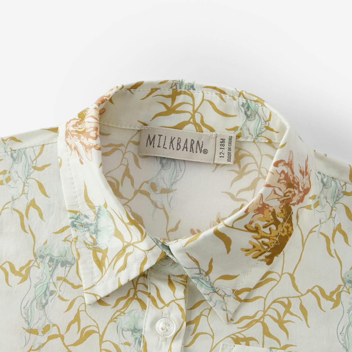 Under the Sea Collared Shortall