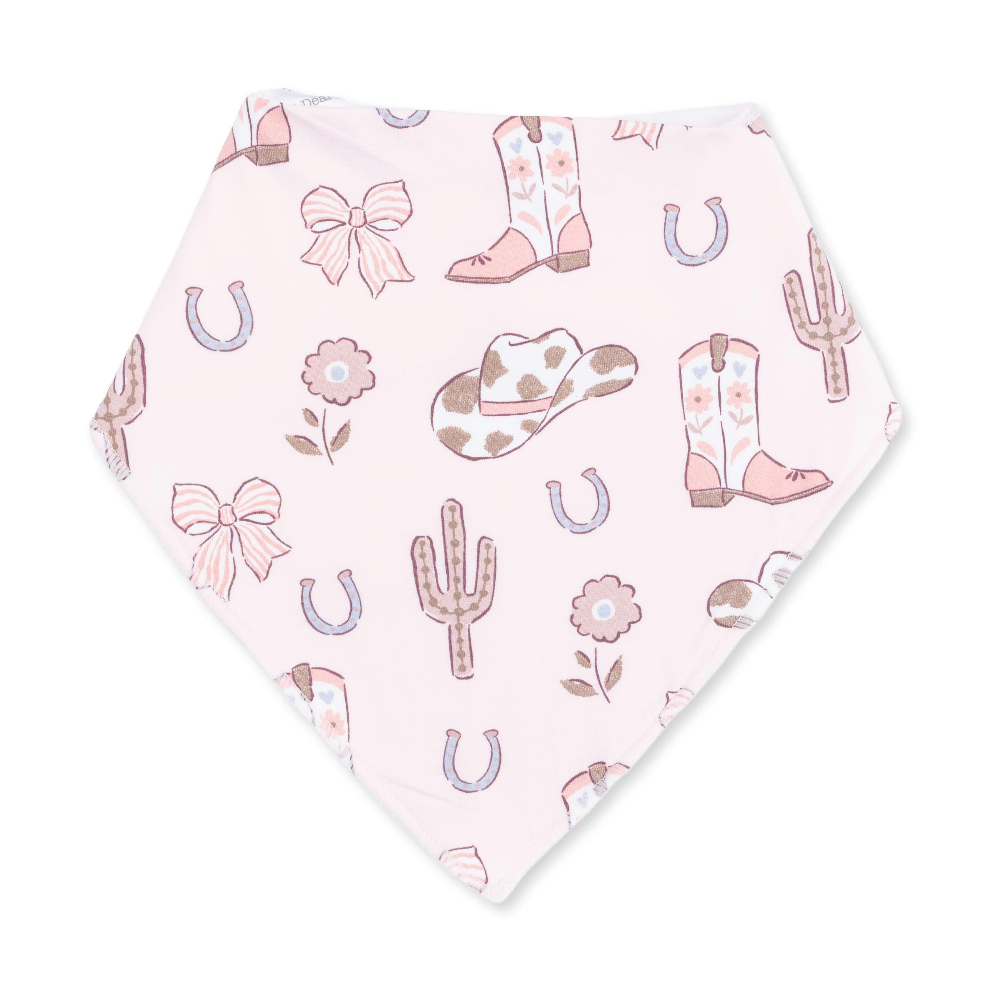 Cowgirl Boots and Bows - Bandana Bib