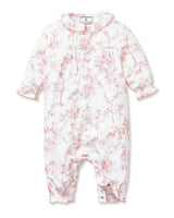 Baby's Twill Madeline Romper in Pink Timeless Toile