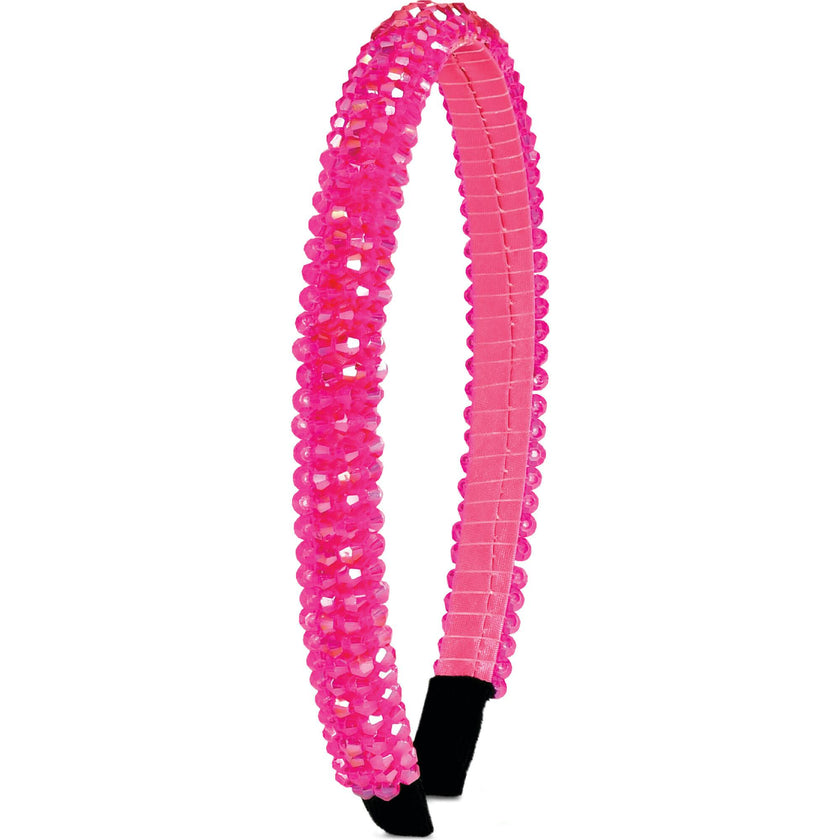 5 Pack Rhinestone Headbands in Reusable Pouch