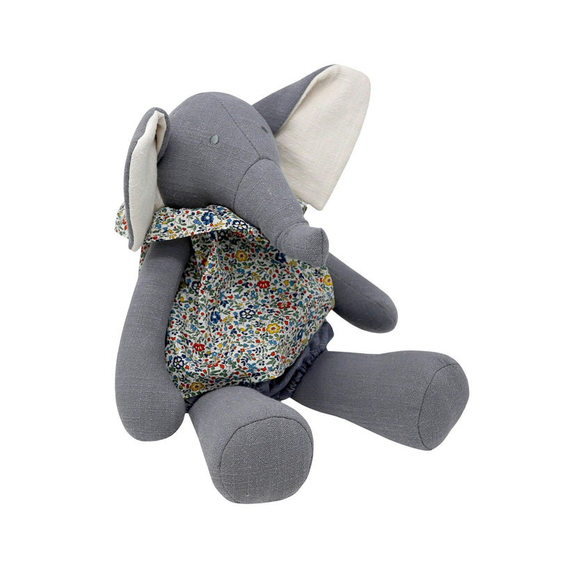 Pamplemousse Peluches Bernadette the Elephant - Small Grey