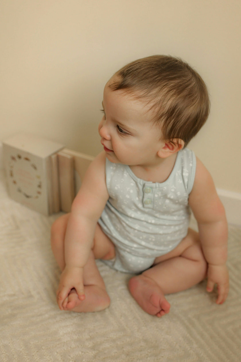 Cherry Leaf Printed Romper